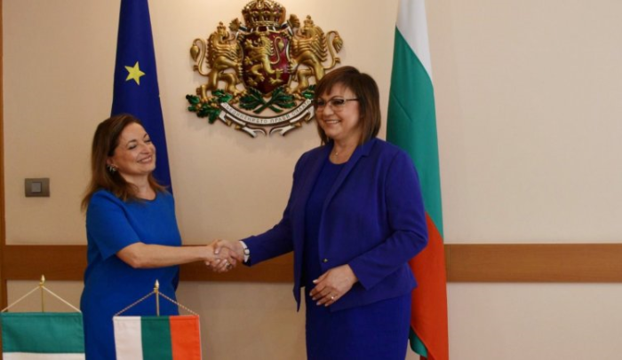 Нинова и Н.Пр. Джузепина Дзара обсъдиха задълбочаване на връзките между България и Италия