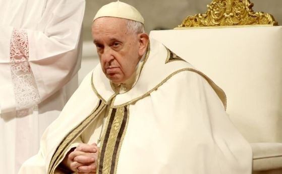 Папа Франциск: Войната в Украйна е престъпление срещу Бог и човечеството