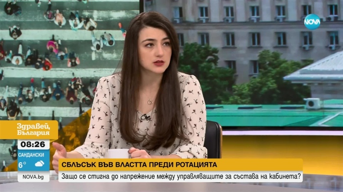 Лена Бориславова: Премиерът и Мария Габриел не са скарани, но вероятно има напрежение