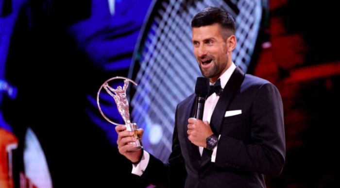 Джокович с награда за най-добър спортист за 2024 г. на Световната спортна академия Лауреус