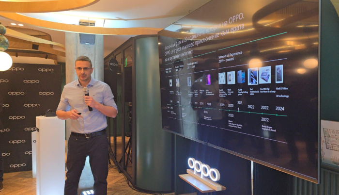 OPPO, водеща световна марка за смарт устройства, влезе официално в България